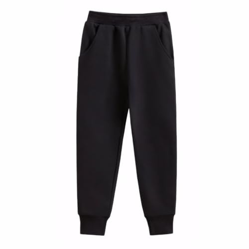 Yufennie Boys Girls Joggers Elasticated Waist Unisex Kids Tracksuit Bottoms School Jog Pants for PE Lessons, Sports & Active Play
