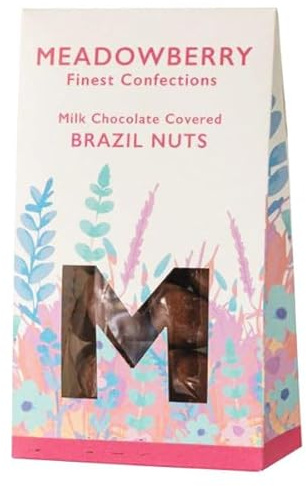 Milk Chocolate Covered Brazil Nuts, 140g