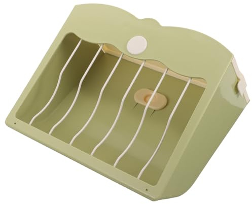 BAZEITFLOW Kaninchen Futterspender Aus Kunststoff Hängend Für Meerschweinchen Und Hamster Mit Aufbewahrungshalter Für Hasenfutter Leicht Zu Reinigen Montieren