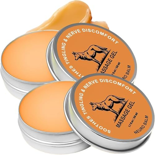 Baume neurologique Therawolf, soulage les douleurs nerveuses, pommade rafraîchissante et apaisante pour le corps, crème apaisante pour les articulations, soulagement naturel (2pcs)