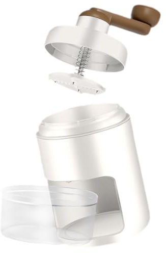 LIGIGWASH Tritaghiaccio Manuale a Manovella Portatile, Strumento Pratico Per Ghiaccio Tritato, Piccolo Gadget Da Cucina Per Bevande Estive e Feste Senza Elettricità