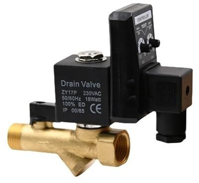 Válvula de drenaje electrónica integral 1/2, compresor aire, secador, tanque almacenamiento, sincronización, descarga automática agua, conjunto Aplicaciones versátiles