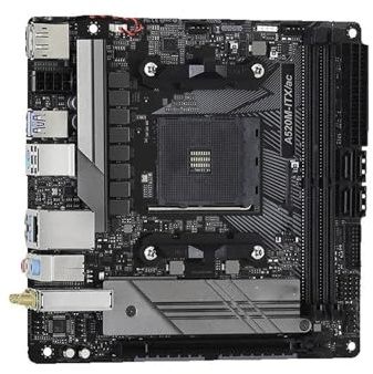Motherboard Scheda madre Fit For ASROCK A520M ITX/ac Mini-ITX A520 DDR4 4733+(OC) MHz USB3.2 Max-64G a doppio canale Socket AM4