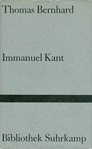 Immanuel Kant: Komödie (Bibliothek Suhrkamp)