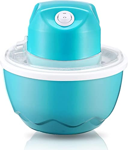 Samnuerly Macchina per gelatiera elettrica 400ml Ciotola per congelatore isolata Protezione Automatica per Fare Gelato Sorbetto Yogurt congelato e Dessert
