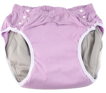 Stoffwindeln für Erwachsene, Waschbare Inkontinenz-Unterhosen, Auslaufsichere Windelhosen mit Hochsaugfähiger Schicht, Wiederverwendbare Baumwoll-Stoffwindeln für ältere Menschen
