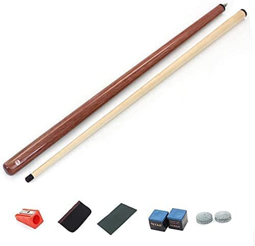 sxysdkjco Billard Queue Pool Cue 1/2 Billard-Queue mit 11,5-mm-Spitze für kleine Räume/Junior 15oz 51,2 Billardtisch-Zubehör, Easy Grip, Instant Blast 231122(Color:B;Size:130cm/51.2in)