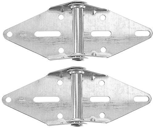 UKCOCO Lot De 2 Charnières De Porte De Garage à Ressort, Acier Haute Résistance, Finition Lisse, Ferme-porte Résidentiel, Quincaillerie Pour Portes De Garage, Usage Domestique