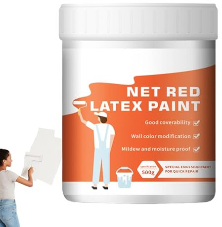 Wandreparaturfarbe, Allzweckfarbe, für den Innen- und Außenbereich, Kreidefarbe für Heimwerker, geruchlos, umweltfreundlich, sichere Wandreparaturfarbe für Wandlochfüllung