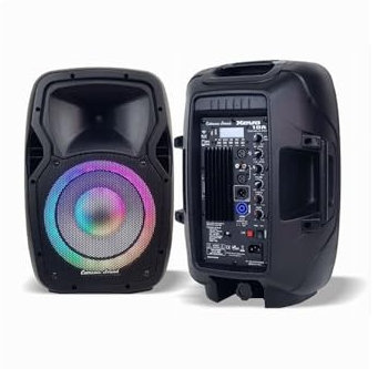 OISE ART STORE Trade Shop - Coppia Casse Audio Amplificate 2000w Extreme Sound 12 Bluetooth USB RGB Xevo-12 -