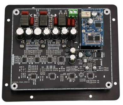 Uxsjakjsd Placa Amplificadora de Altavoz Activo TPA3221, HiFi, 2.1 Canales, Alta Potencia, QCC3084, Bluetooth 5.4, 100 W X 2 + 200 W.