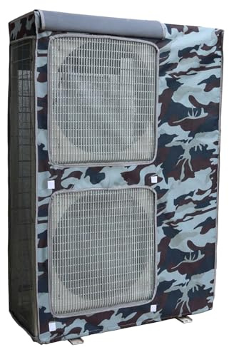 LXRHLIKG Housse Pompe a Chaleur Piscine, Cache Climatiseur Exterieur en Tissu Oxford 600D, Couverture de Climatiseur Complète(Blue,110x45x150cm/43x18x59in)
