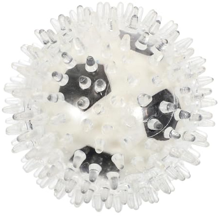 GANAZONO Juguete Masticable Resistente para Perros Pelota Dental con Textura Multi-púas para Estimular para Morder y Cuidar Dientes Saludables Mascotas Pequeñas y Medianas