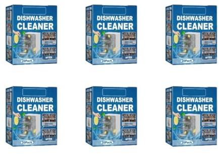 Spülmaschinenreinigungstabletten, Waschmitteltabletten, Spülmaschinen-Wartungs- Und Entfettungstabletten(6Boxes)