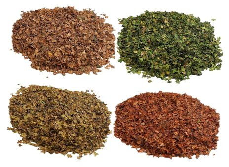 harayaa Simulazione di Foglie in Miniatura, Foglie d'Acero Autunnali realistiche per la creazione di Modelli di Scena, Micro Paesaggio, 36 Ml in Busta