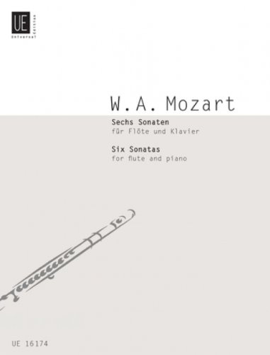 Universell utgåva MOZART W.A. - SIX SONATAS BAND 1 – FLUTE AND PIANO