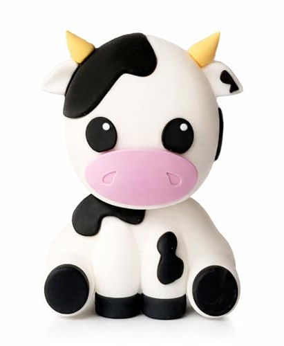 Ulticool – Vaca- 32 GB - Memoria Almacenamiento de Datos – USB Flash Pen Drive Memory Stick - Diseño único y Original – Gran Regalo de cumpleaños para niño/niña - Negro Blanco Rosa