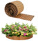 JonesHouseDeco Rollo de borde de metal galvanizado de 6 m, borde ancho ondulado de 15,24 cm, color marrón, resistente, borde de paisaje para parterres, césped, camino K653C02