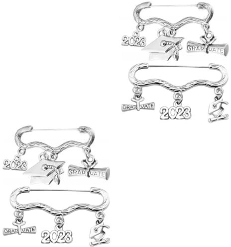 SOIMISS 4stücke Graduation Brosche Anstecknadel Dekorative Abschlussbrosche Mit Einzigartigem Design Für Graduierungsfeier Für Absolventen Und Mitbringsel Für Abschlussfeier