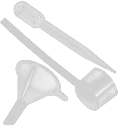 WOONEKY Herramientas para Rellenar Perfumes y Aceites Esenciales 4 Juegos Compactos Bomba Dispensadora para Viajeros Recarga Fácil de Fragancias Embudo y Gotero para Botellas Pequeñas