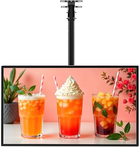 WHYYDSS Pannello Luminoso a LED con Cornice a Scatto Ultra Sottile, espositore per Poster Illuminato, Pannello per Menu Ristorante a LED, cartellone pubblicitario a Parete per Bar Horizontal-60×120cm