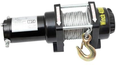 DWOGCEBX 120V Electric Winch With Wireless Remote Control For Boat Anchor 12V 6000 Lbs 5 Tons Capacity Winch Compatible With Marine And Off Road Vehicles