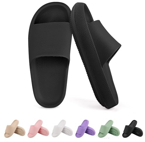 Dsaren Claquettes Femme Antidérapantes Pantoufle Femme Ete Confortable