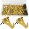 30PCS Picture Hooks Strong Picture Hanging Hooks Heavy Duty Picture Hook for Hard Walls Picture Hangers - 50LBS
