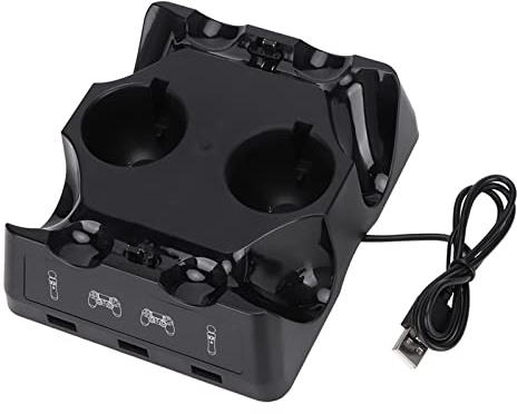 Annadue Charger Dock for ps4/for MOVE/for VR, Multifunction Charging Stand Charger for