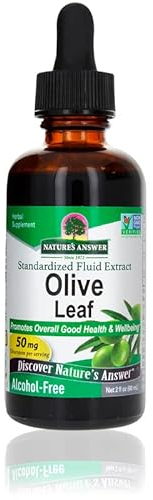 Nature's Answer, OleoPein Olive Leaf, 60ml, Gluten Free, Soy Free, Vegetarian