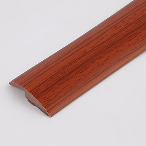 Tapajuntas Suelo Tira Autoadhesiva Para Umbral De Puerta, Alfombra De PVC Espesa A Tiras De Transición De Suelo De Baldosas, Perfil De Borde Recortable Con Acabado Grano Madera ( Color : Woodgrain 5 ,