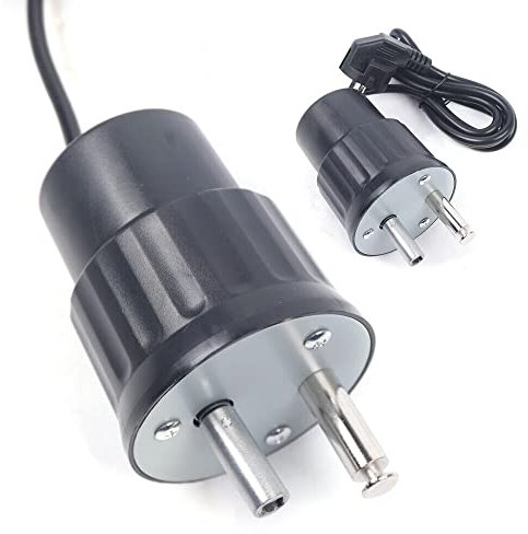 Begoniape Motore per barbecue, rotatore, 1 giri/min, motore elettrico, spina europea, barbecue da giardino, barbecue, kebab accessorio per macchina 220 V, nero