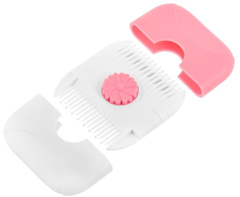 WOFASHPURET tondeuse à cheveux coupe-cheveux manuelle tondeuse à fourche Ciseaux de coupe de cheveux des femmes outil de coupe de cheveux de rasoir accessoires de barbier Plastique rose