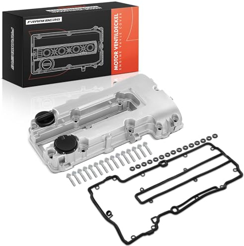 Frankberg Coperchio delle valvole Coperchio della testata con Guarnizione Valvola di sfiato Compatibile con Corsa D S07 Cruze J300 Trax Volt Adam M13 Ampera R12 Astra J P10 Replace# 55573746