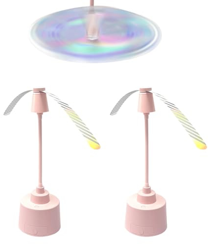 Fliegenabwehrventilator, 2 Stück, Mückenfalle, Controller mit 360° biegbarem Schwanenhals, gelbes LED-Licht, chemikalienfrei, physikalische Insektenbeseitigung mit Haken zum Aufhängen, für Party