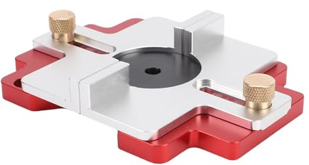 Asixxsix Localizzatore di Scanalature per Fresatrice per Legno, Base per Fresatrice per Legno 2 in 1, Staffa per Scanalature, Base per Fresatrice per Lavorazione del Legno con Scala