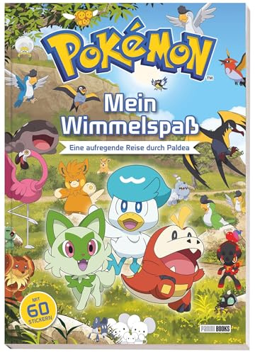 Pokémon: Mein Wimmelspaß - Eine aufregende Reise durch Paldea: Wimmelbuch mit 60 Stickern