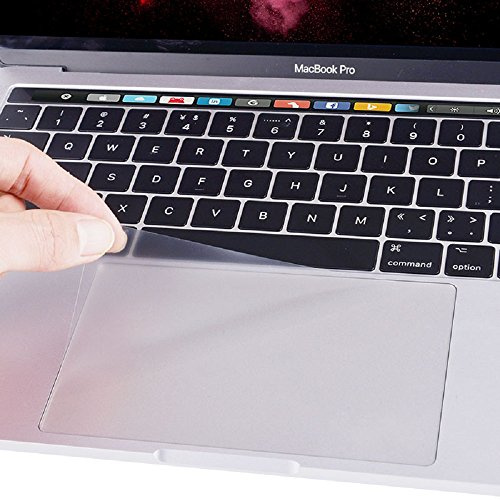 Se7enline for MacBook Air 13 Inch M1 2018-2024 A2337 | 2 Pack Clear Touchpad Cover Skin Laptop Protective Accessories Anti-Fingerprint Anti-Scratch Dust-proof Waterproof Smooth