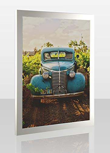 Bilderrahmen Monzetta Puzzlerahmen 33x98 Weiß Matt Schlicht 98x33 cm Klares Kunstglas