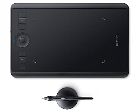 Wacom Intuos Pro Drawing Tablet, Small 10.6 x 6.7 Wireless Graphics Art Tablet with Pro Pen 2 & Touch Ring, Digital Drawing Pad for Mac and Windows PC