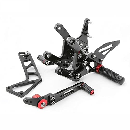 Motorrad Fußrastenanlage CNC Einstellbare Fußrasten Fußstütze Für Yamaha YZF-R1 YZF-R1S YZF-R1M R1 R1S R1M 2015-2019