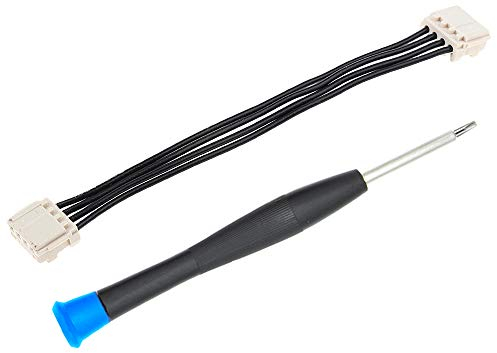 MMOBIEL Connecteur de câble d'alimentation 4 Broches de Remplacement pour PlayStation 4 PS4 ADP-240CR 65mm y Compris TR8 Tournevis