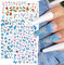 6 hojas de pegatinas para uñas de mariposa, pegatinas de uñas en 3D, pegatinas de uñas, autoadhesivas, para primavera, verano, mariposa, decoración de uñas, decoración de uñas DIY