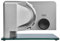ritter sono 2 Elektrischer Allesschneider & Brotschneidemaschine aus Metall mit ECO-Motor, Made in Germany, Silbermetallic