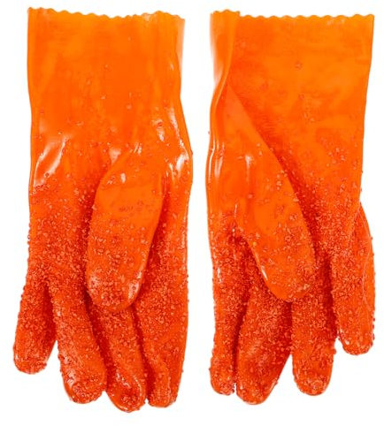 IWOWHERO 2pairs Potato Gloves Peeling Gloves for Kitchen Gadget Slip-resistant Food Safe for Vegetable Processing and Gardening Tasks Random Color