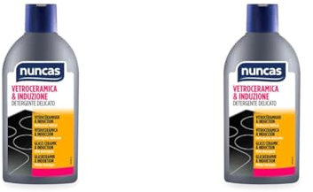 Nuncas Cura Elettrodomestici Detergente Vetroceramica e Induzione - 250ml (Confezione da 2)