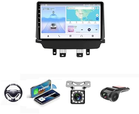 BOJONI Android 13 Autoradio Lettore Multimediale per Mazda CX-3 Dk 2014-2021 9 Pollici IPS Touchscreen con Bluetooth 4G WiFi SWC FM AM RDS Dab+ Android Auto(NF-6 8Core 8+128G)