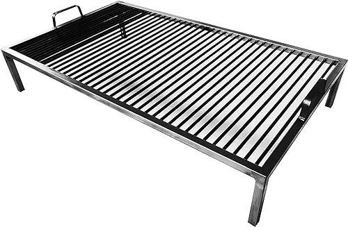 Parrilla argentina de lujo - Parrilla Argentina de hierro - Barbacoa Parrilla Asado - Parrilla Sor Pampa - Bacalao 14 (28 x 20 pulgadas)