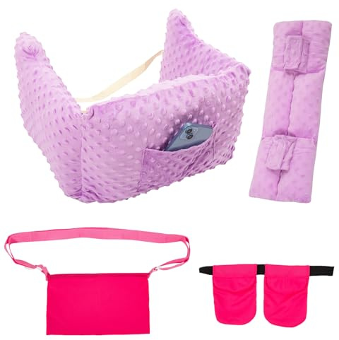 Mastectomy Pillow Hysterectomy Pillow Seatbelt Mastectomy Drainage Pouch for Cervical Cancer Uterine Abdominal Breast Post Surgery Healing Protector C-Section Recovery Pad Cushion Support Must Haves