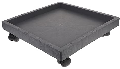 JOINPAYA 1pezzi Base per Fioriera Ruote Scorrevoli in Supporto Robusto per Vasi Grandi Carrello Portavasi Versatile per Uso Interno Ed Esterno